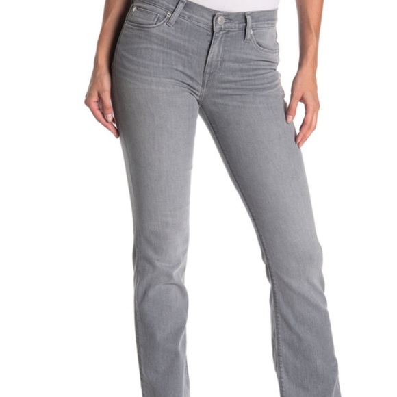 HANNAH “Becky” Embellished Pocket Bootcut Colored Denim - Picture 1 of 7
